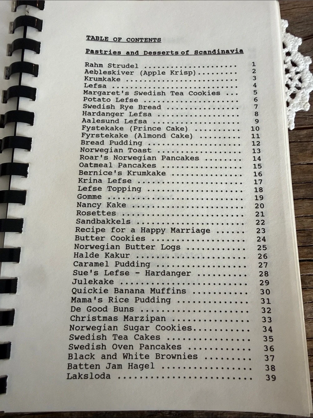 Ballard’s First Scandinavian Cookbook - vintage recipes